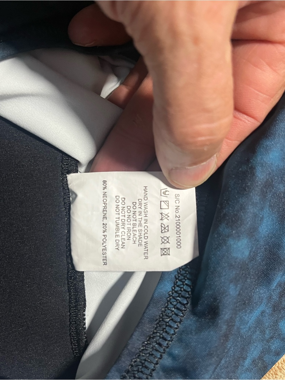 Cressi Part Neoprene Rash Guard, L - Picture 6 of 6